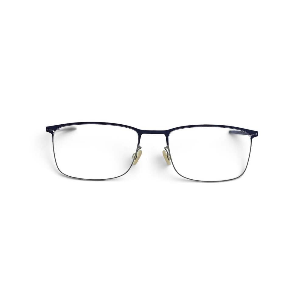 MYKITA LITE ERRKI Eyeglasses Navy Silver 54-17-135 Col 390 - NWB $850